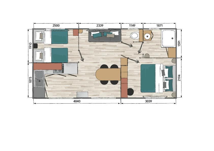 Camping Club L'Air Marin Виас Экстерьер фото